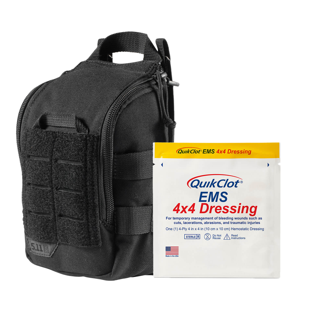 Kits de controle de sangramento RAPIDSTOP - médio, bolsa tática, curativo EMS