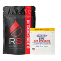 RAPIDSTOP Bleeding Control Kits - Medium, Plastic Pouch, EMS Dressing