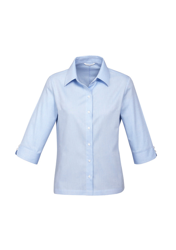 Camisa feminina luxuosa manga 3/4