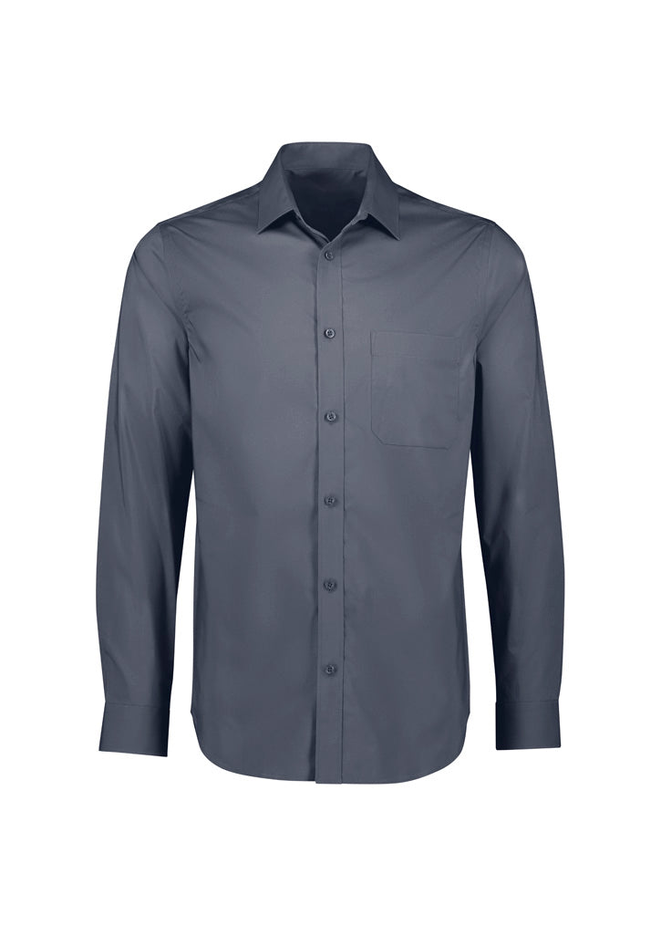 Camisa masculina clássica de manga comprida Mason