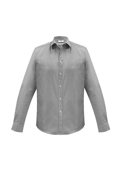 Camisa euro masculina de manga comprida