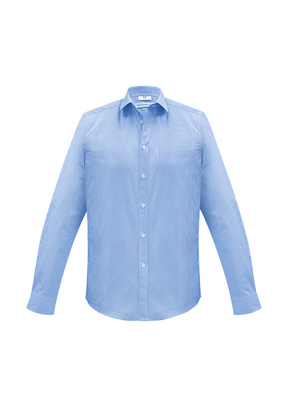 Camisa euro masculina de manga comprida