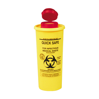 AEROHAZARD Sharps Disposal Container 1L