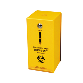 AEROHAZARD Steel Sharps Disposal Safe 2L (includes 2 x SD2000)