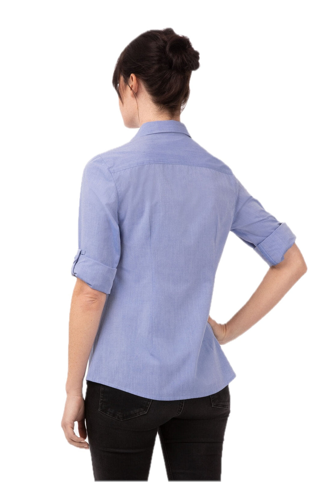 Camisa feminina moderna em cambraia