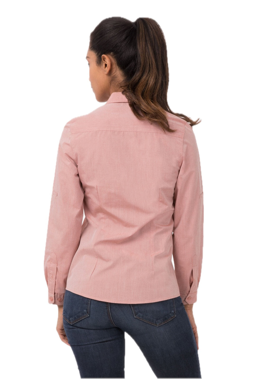 Camisa feminina moderna em cambraia