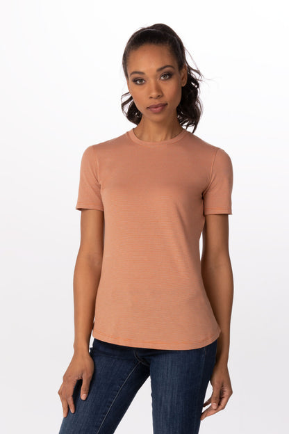 Kaos Bergaris Wanita