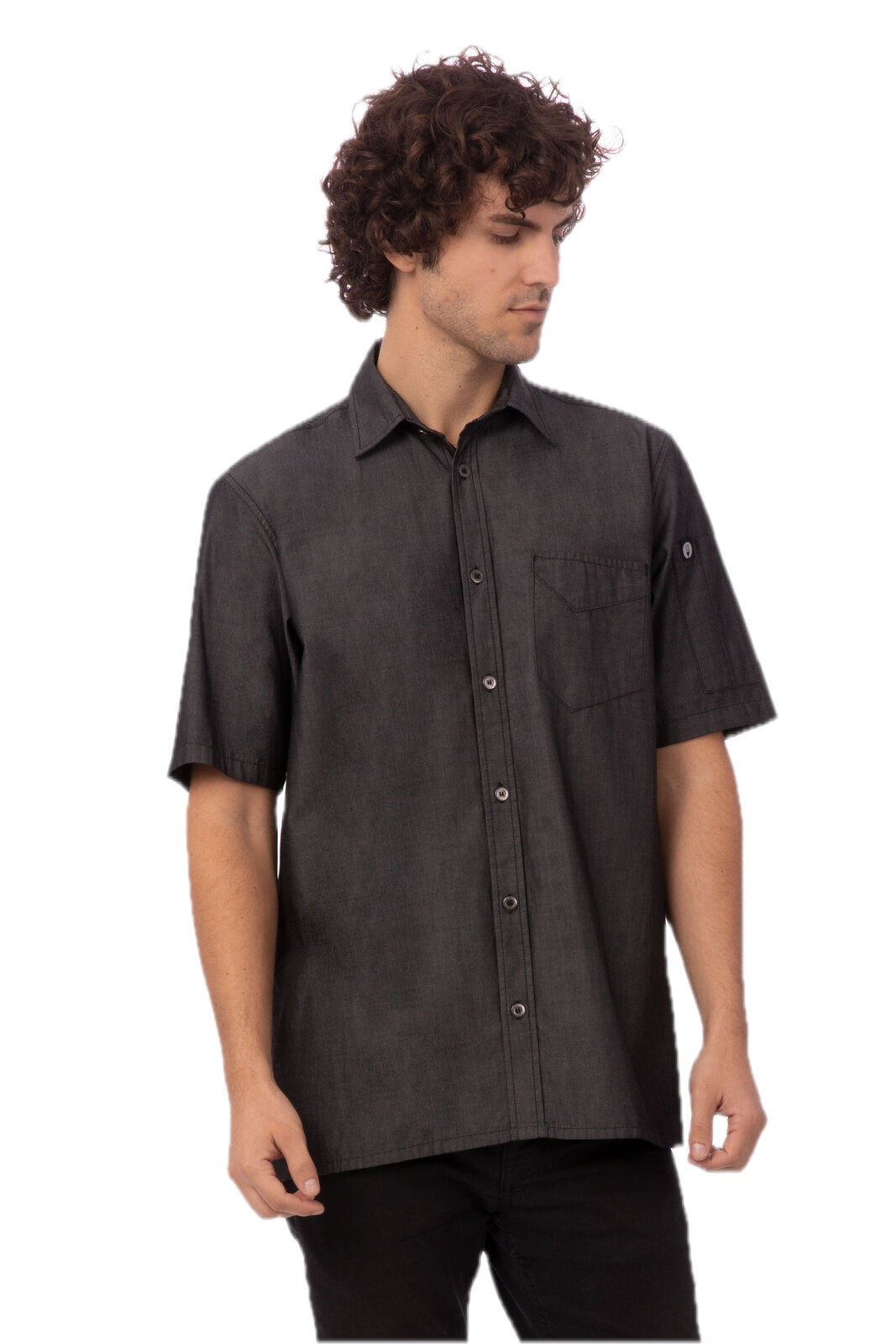 Detroit Short Sleeve Denim Shirt