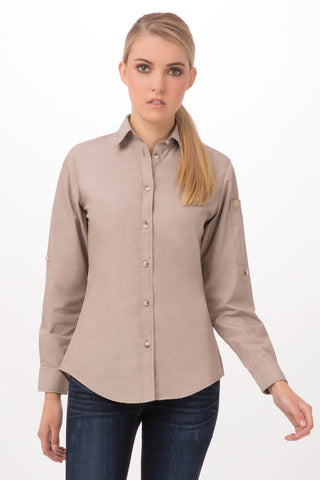 Chambray Shirt Womens