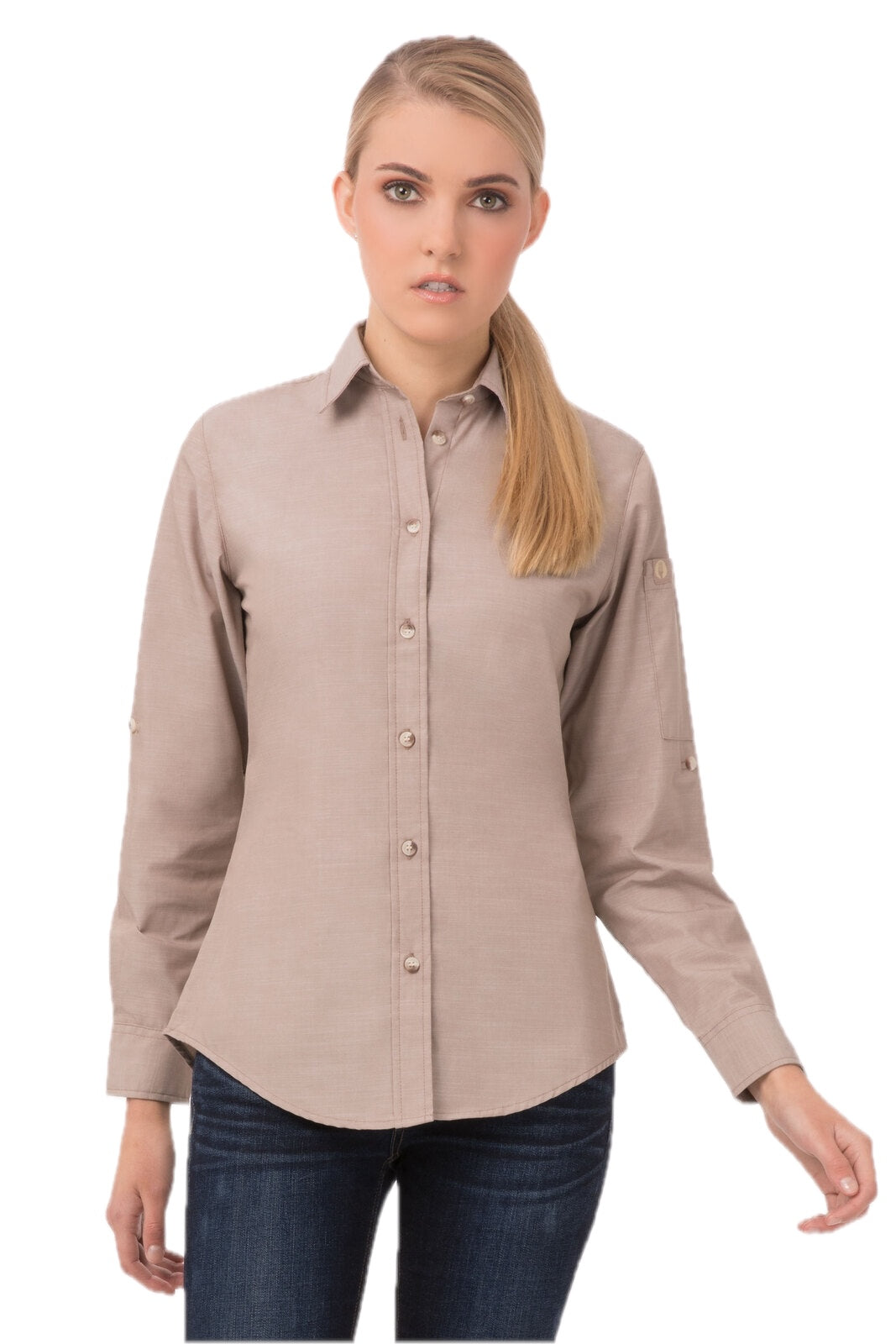 Chambray Shirt Womens