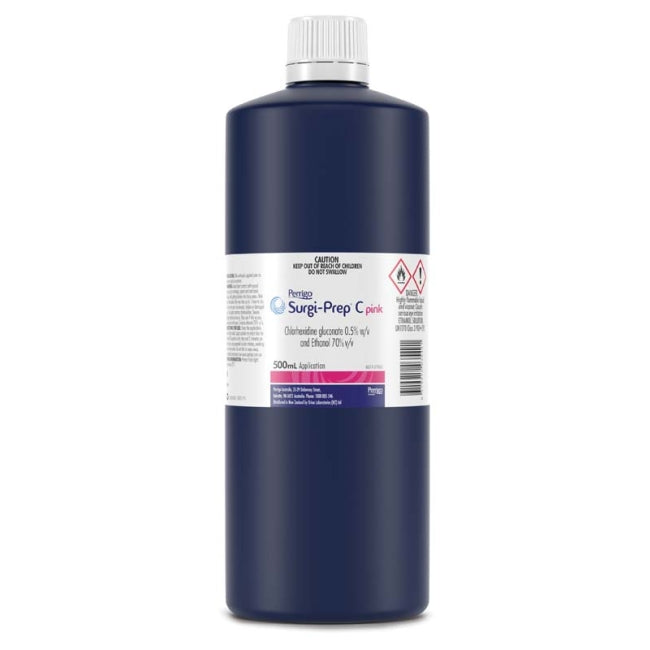 SURGI-PREP C Pink Chlorhexidine 0,5% dan Etanol 70% Botol 500mL
