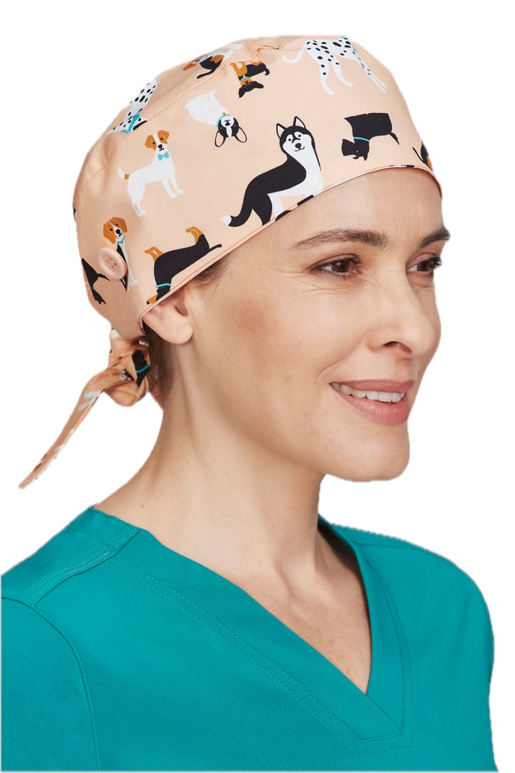 Unisex Printed Scrub Cap