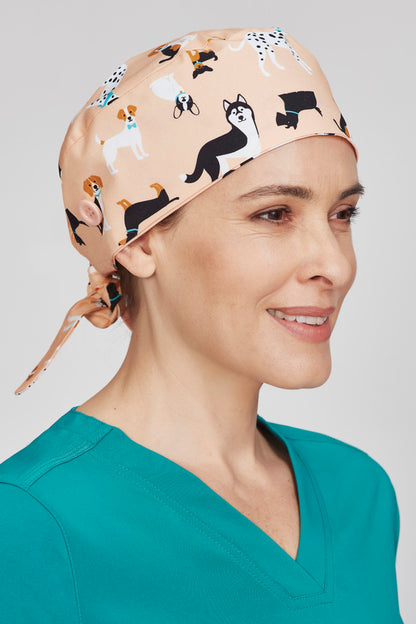 Unisex Printed Scrub Cap