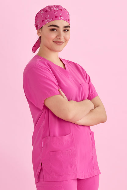 Printed Unisex Scrub Cap