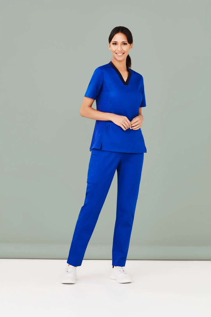 Celana Scrub Kaki Lurus Riley Wanita