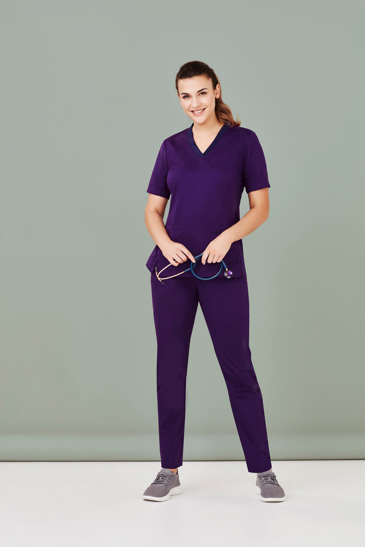 Celana Scrub Kaki Lurus Riley Wanita