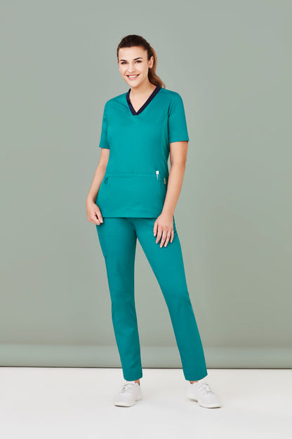 Celana Scrub Kaki Lurus Riley Wanita
