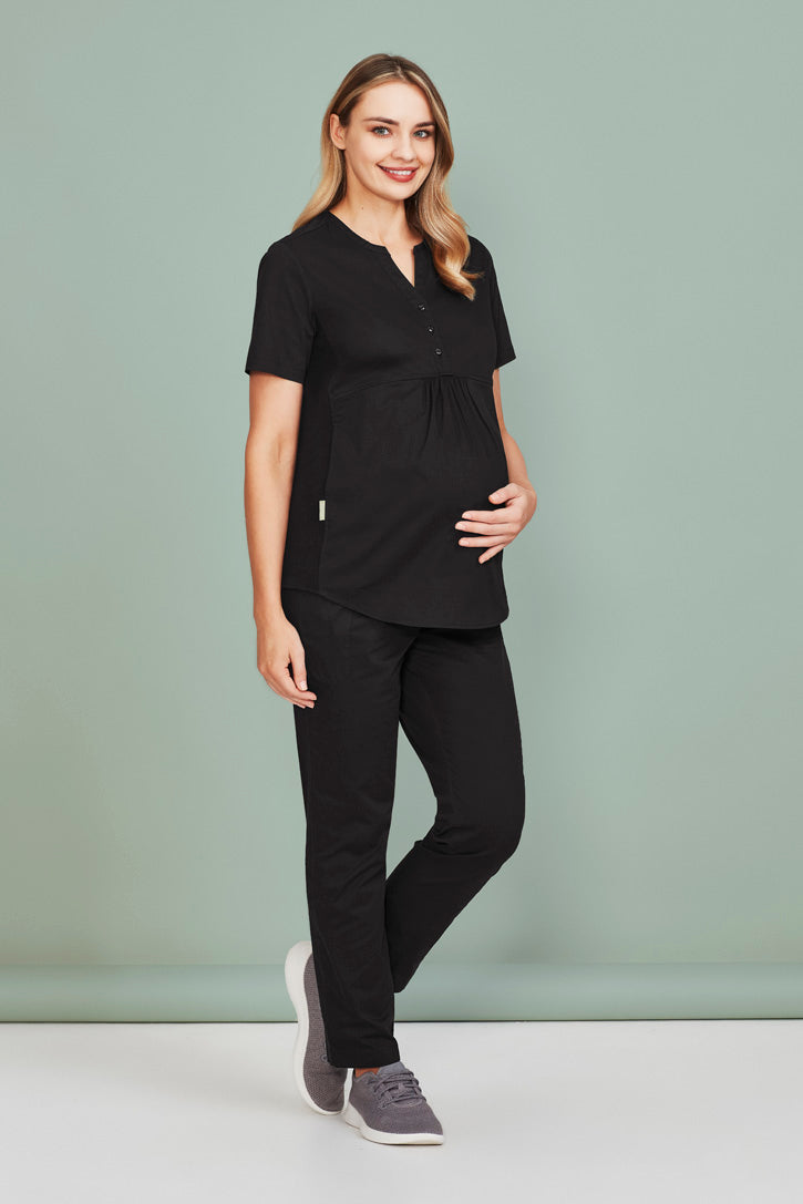 Calça feminina rosa para maternidade