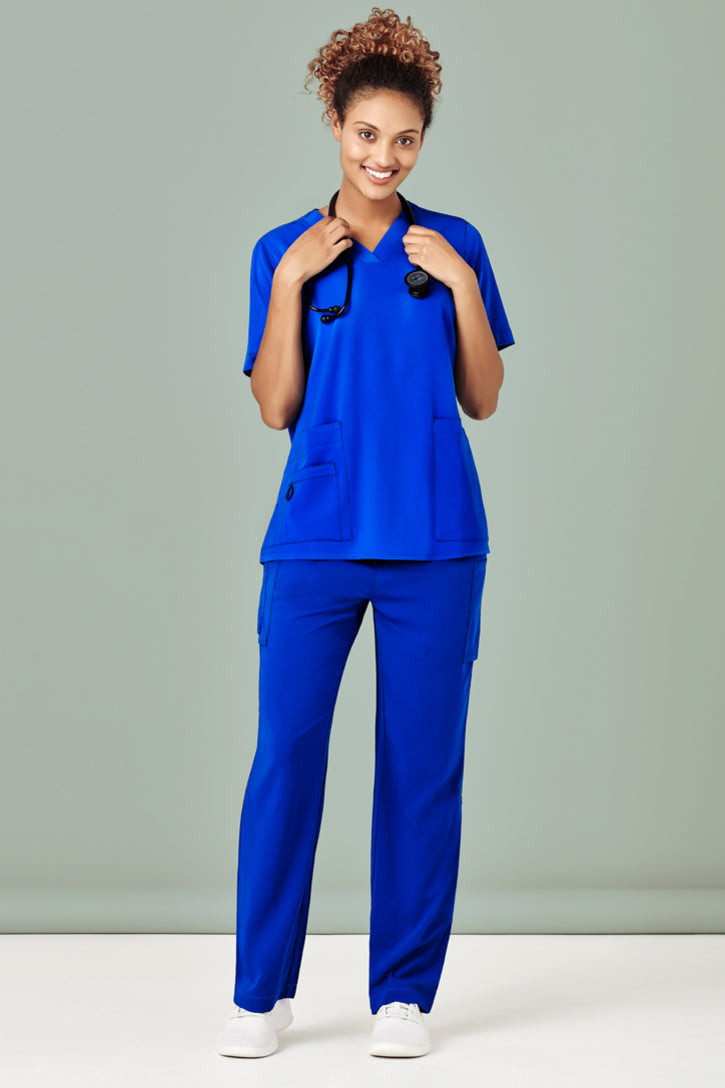 Celana Scrub Kaki Lurus Avery Wanita
