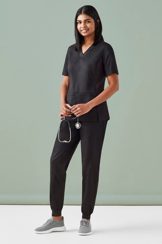 Womens Riley Stretch Scrub Top