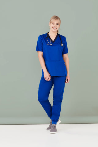 Womens Riley Stretch Scrub Top