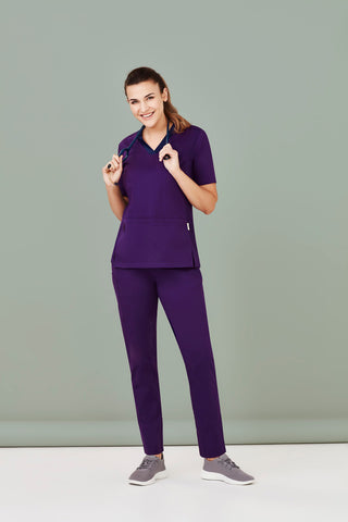 Womens Riley Stretch Scrub Top
