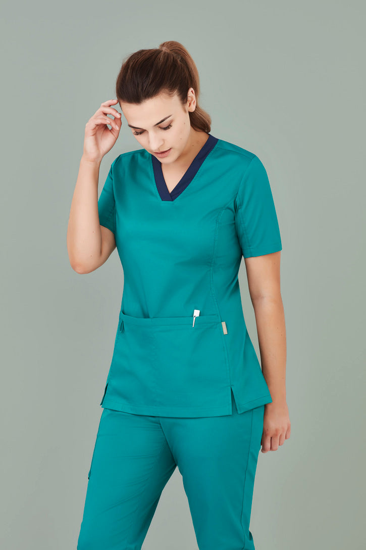 Top feminino Riley Stretch Scrub