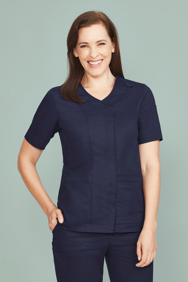 Blusa feminina Parks Zip Front Crossover