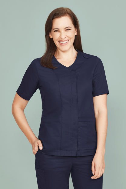 Blusa feminina Parks Zip Front Crossover