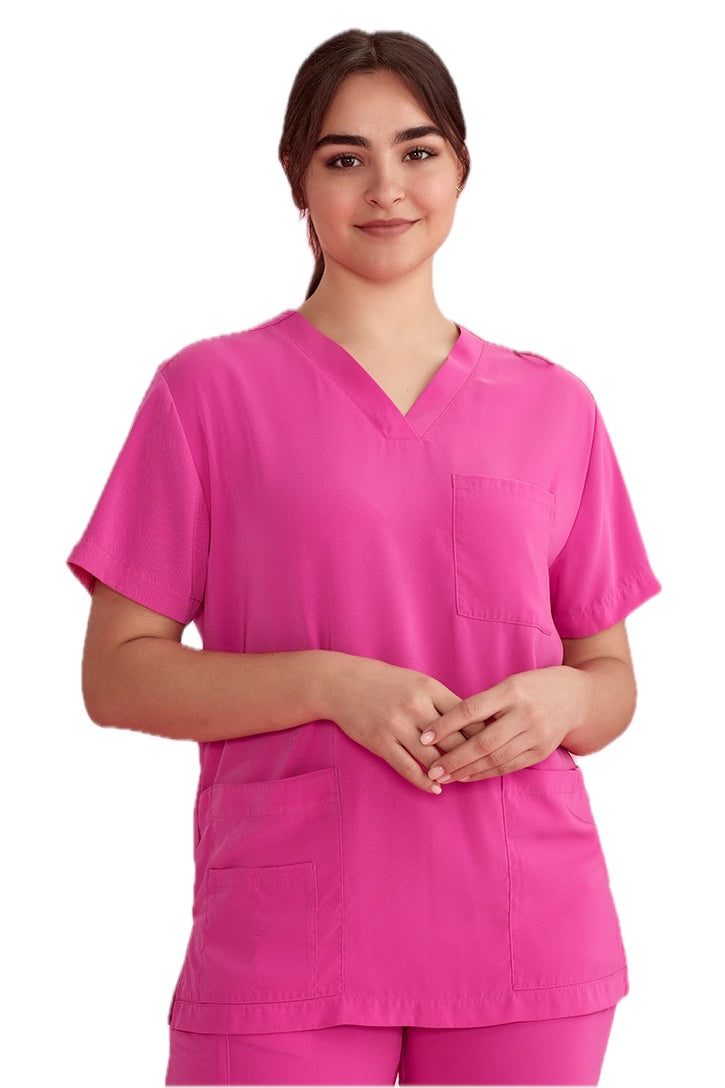 Unisex V-Neck Scrub Top