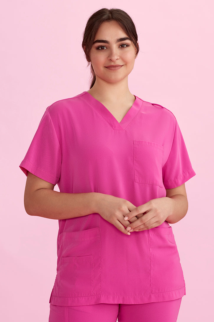 Atasan Scrub V-Neck Unisex
