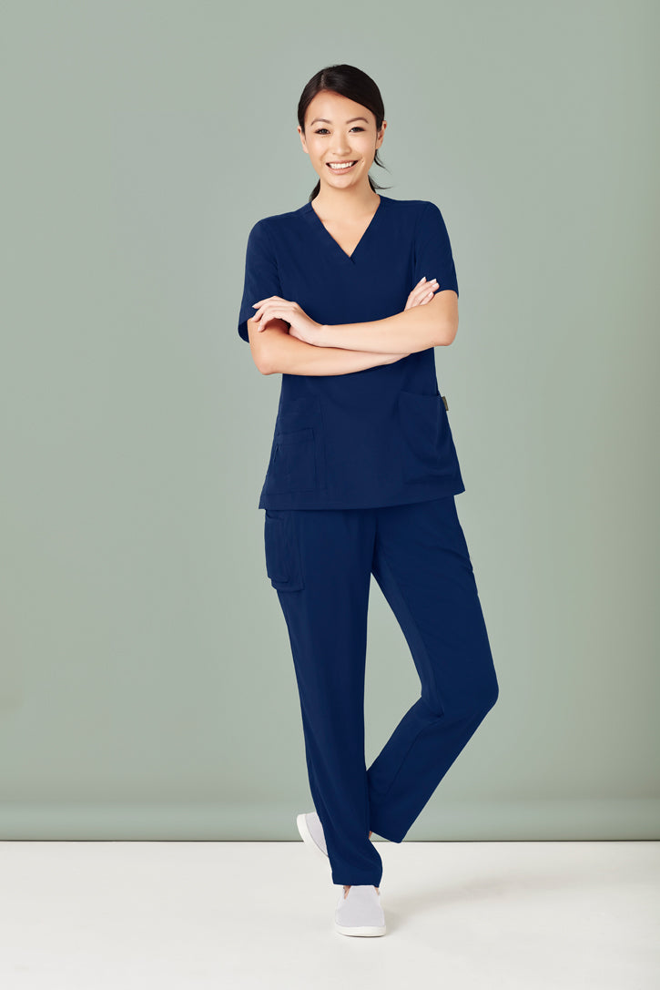 Blusa feminina Avery com decote em V