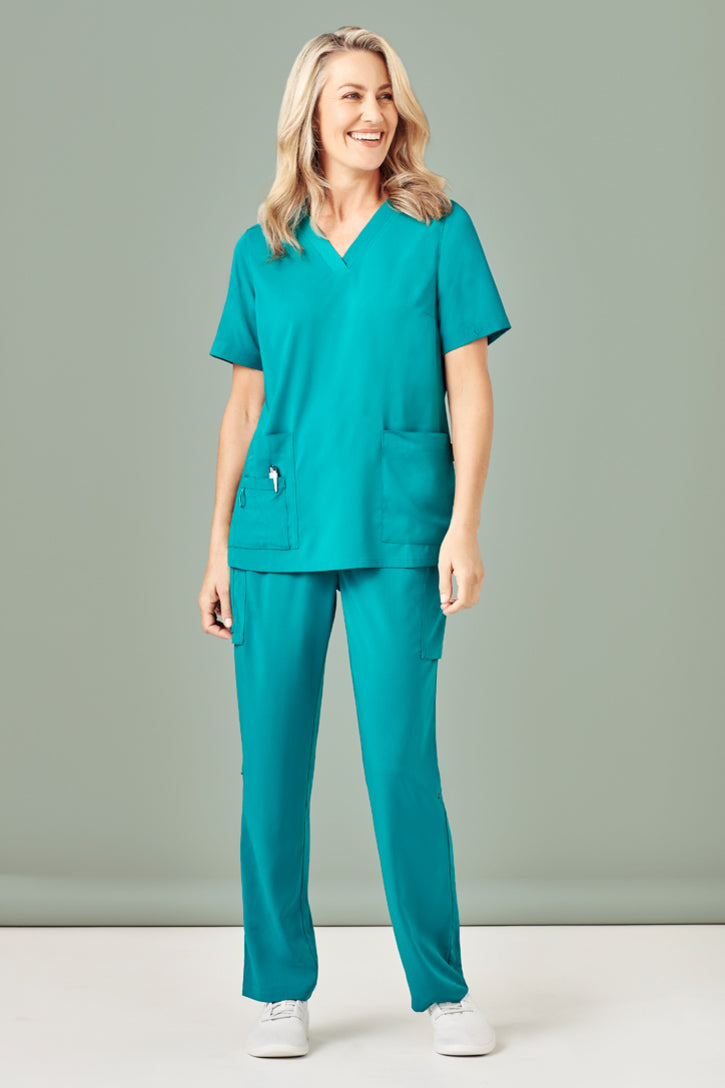 Blusa feminina Avery com decote em V