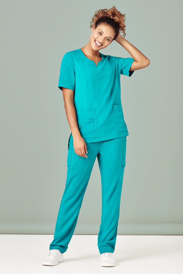 Atasan Scrub Leher Bulat Avery Wanita