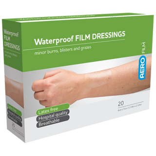 AEROFILM Waterproof Film Dressing 6 x 7cm Box/20