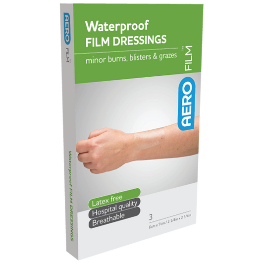 AEROFILM Waterproof Film Dressing 6 x 7cm Box/3
