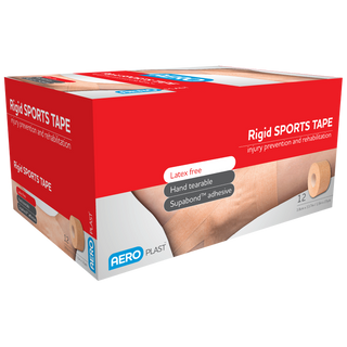 AEROPLAST Rigid Sports Tape 3.8cm x 13.7M Box/12