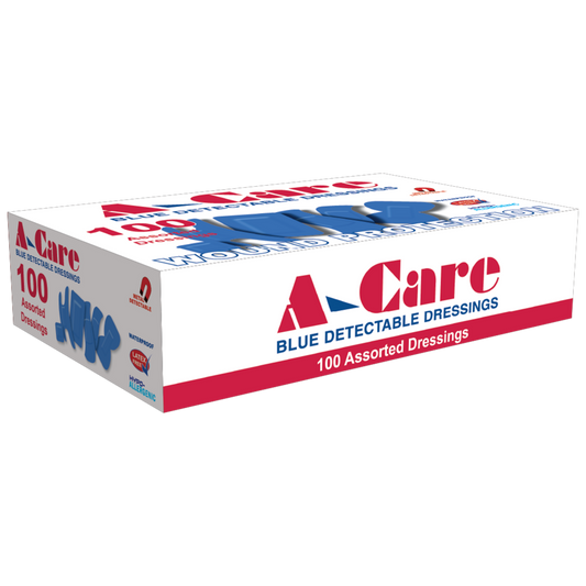 A-CARE Detectable Assorted Dressings Box/100