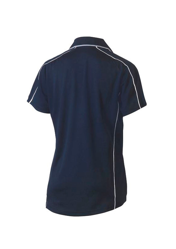 Women's Cool Mesh Polo with Reflective Piping