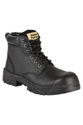 Boot Renda Hitam Kerikil 