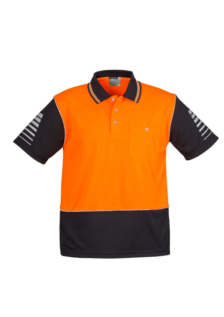 Polo Pria Hi Vis Zone Lengan Pendek