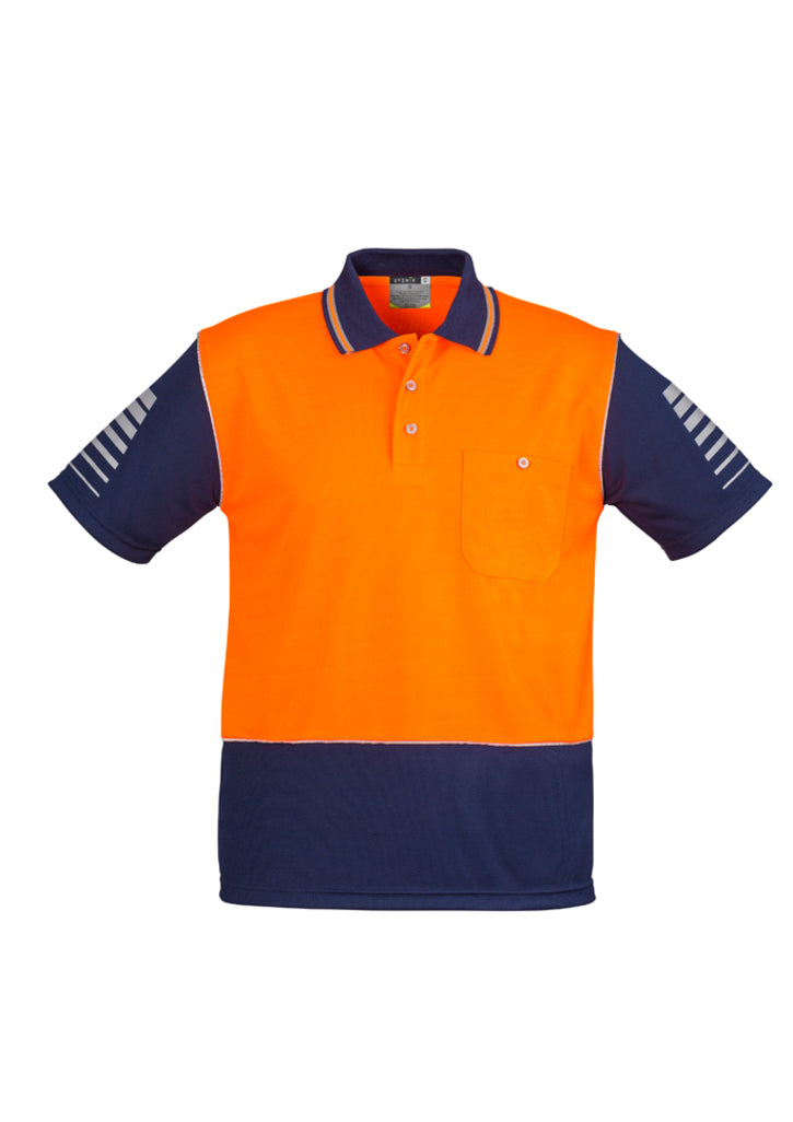 Polo Pria Hi Vis Zone Lengan Pendek