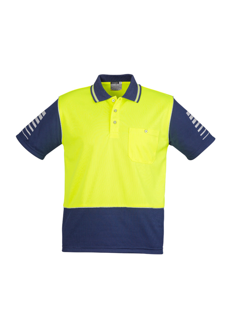 Polo Pria Hi Vis Zone Lengan Pendek