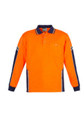 Polo masculino de manga comprida Hi Vis Squad