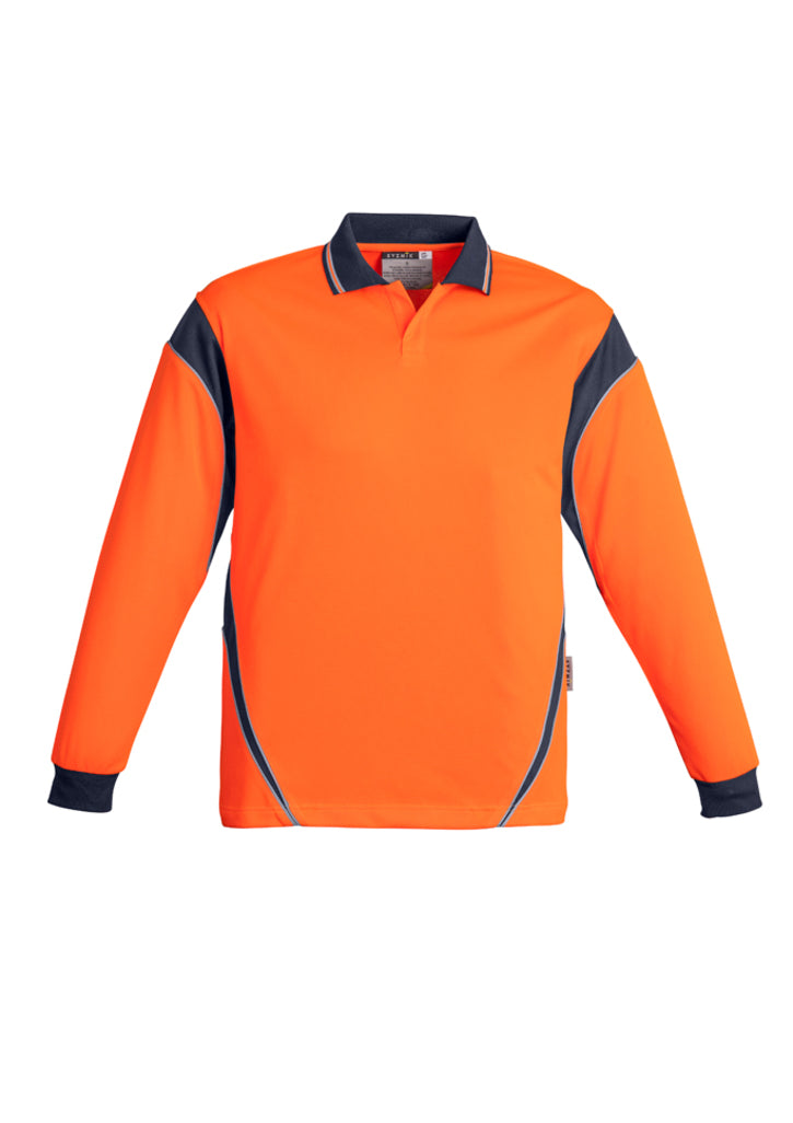 Polo Aztec Hi Vis Pria Lengan Panjang