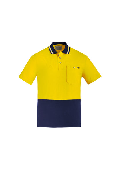 Polo Pria Katun Vis Tinggi Lengan Pendek