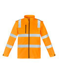 Unisex Hi Vis Vic Rail 2 In 1 Softshell Jacket