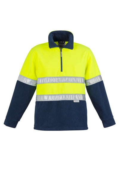 Jumper Polar Fleece Vis Tinggi - Berpita Lingkaran