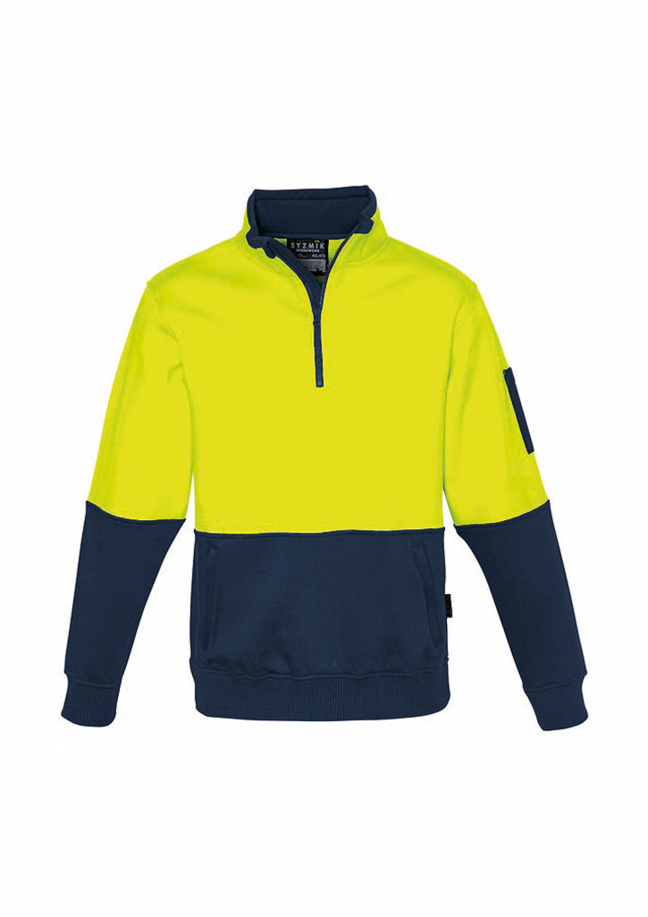 Pulôver Unissex Hi Vis 1/2 Zip