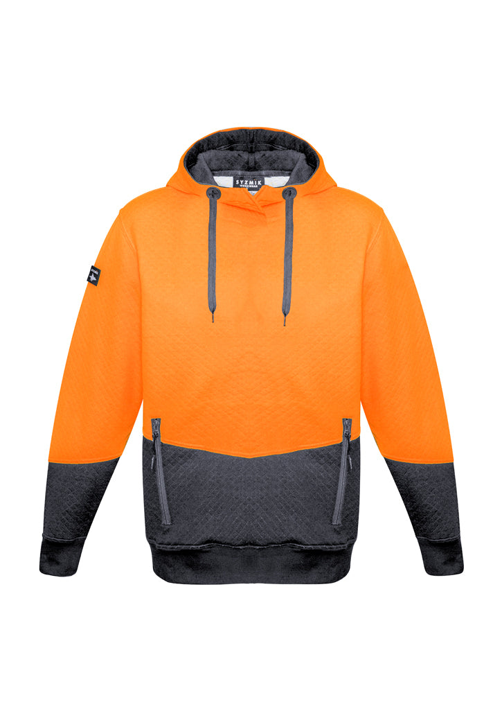 Moletom unissex em jacquard texturizado Hi Vis